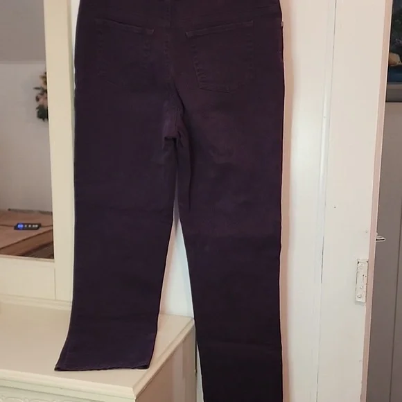 Gloria Vanderbilt Amanda Women's Purple Jeans - Picture 9 of 9
